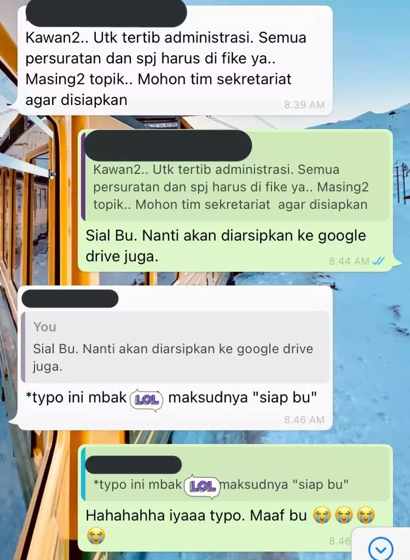 Kumpulan Chat dengan Atasan, dari Dingin sampai yang Baik Hati
