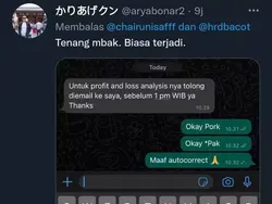 Kumpulan Chat dengan Atasan, dari Dingin sampai yang Kocak