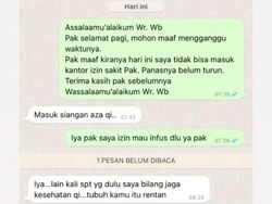Kumpulan Chat dengan Atasan, dari Dingin sampai yang Kocak