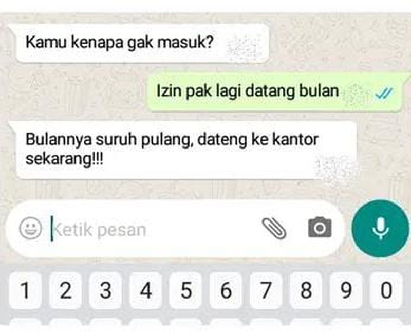 Kumpulan Chat dengan Atasan, dari Dingin sampai yang Baik Hati