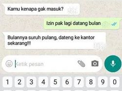 Kumpulan Chat dengan Atasan, dari Dingin sampai yang Kocak