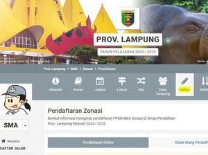 Link Pendaftaran PPDB Lampung 2024 Jalur Zonasi, Prestasi dan PTO