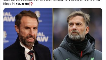 Bahkan sudah ada yang menyerukan agar Southgate dipecat dan digantikan Klopp. Foto: X.com