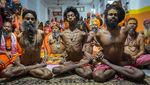 Potret Petapa Hindu India Pamer Keterampilan Yoga