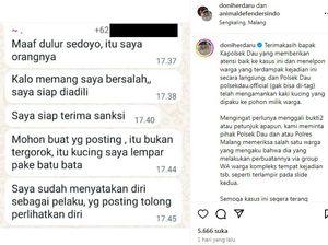 Beredar Pesan Diduga dari Pelaku yang Paku Kucing di Pohon Perumahan Malang