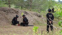 Detik-detik peledakan mortir di Belitung. Sebelumnya, polisi meyakini mortir yang ditemukan nelayan itu masih aktif.