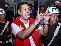 Potret Ketua KONI Kotawaringin Timur Diborgol dan Berbaju Tahanan