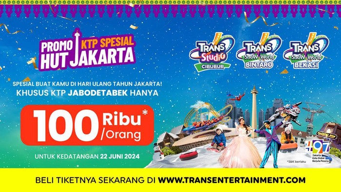 Promo Hut Jakarta Trans Entertainment