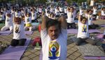 Kedubes India Rayakan Hari Yoga Internasional di Kemenpora