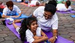 Semarak Peringatan Hari Yoga Sedunia di Batu Caves Malaysia