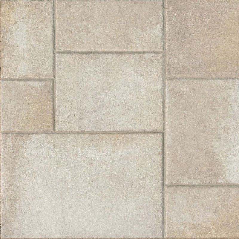 Ivory porcelain floor tile texture with matte finish seamless