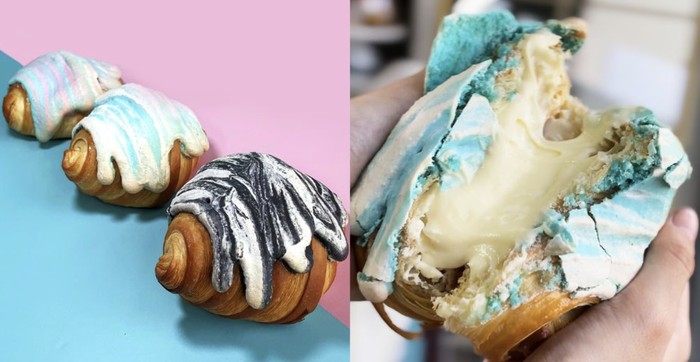 Croissant macaron