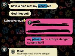 Deretan Chat Gagal Nyambung, Perkara Nggak Bisa Bahasa Enggres