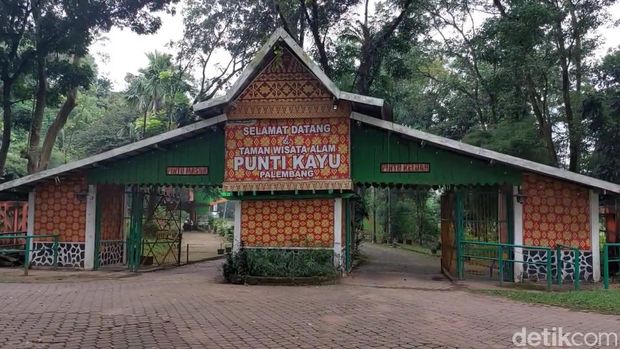 Destinasi wisata Punti Kayu di Palembang.