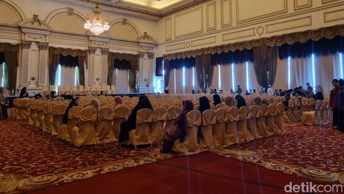 Gladi bersih tetap dilaksanakan usai santri terjebak lift.