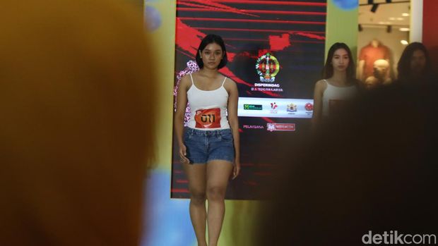 Proses casting model Jogja Fashion Week 2024 di Ambarrukmo Plaza, Sleman, Sabtu (22/6/2024.