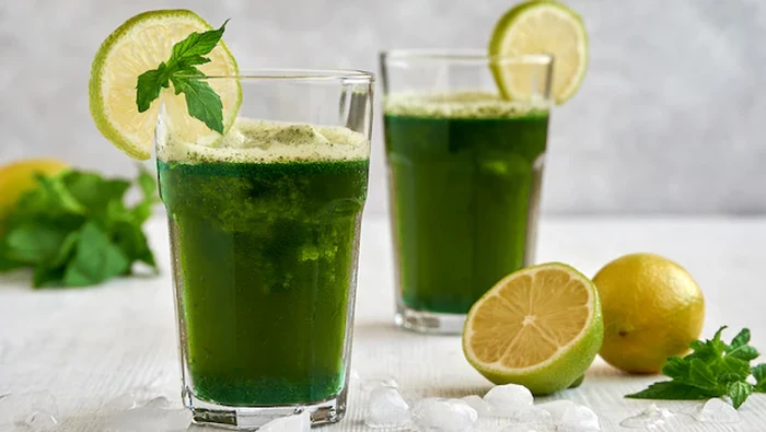 jus mint lemon
