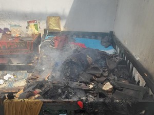 Rumah Warga Blitar Terbakar, Uang Rp 12 Juta di Bawah Kasur Hangus