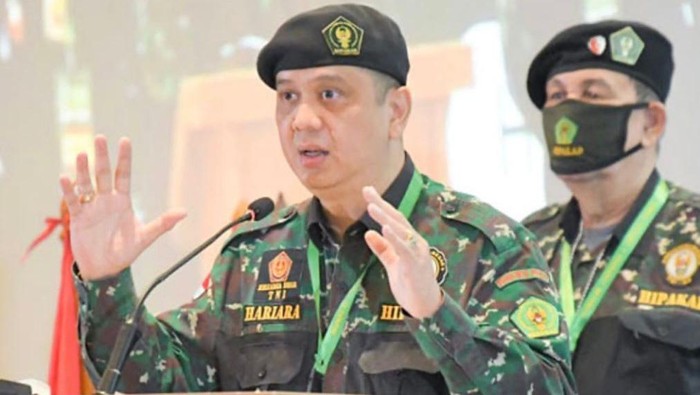 Ketua Umum Himpunan Pengusaha Keluarga Angkatan Darat (HIPAKAD) Hariara Tambunan