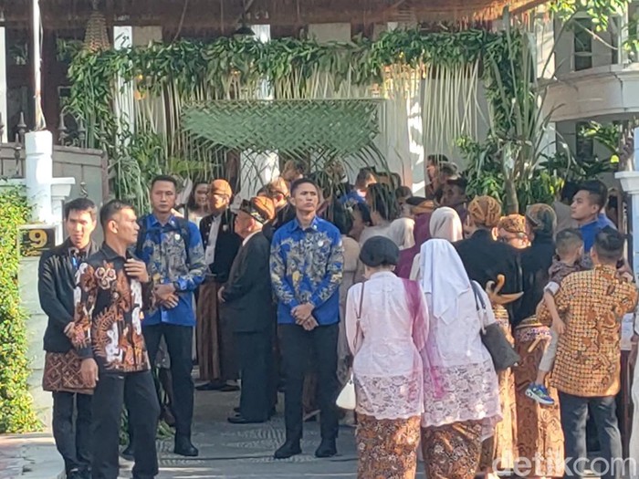 Lokasi pernikahan putra Anwar Usman dan Idayati adik Jokowi di Kota Solo, Sabtu (22/6/2024) pagi.
