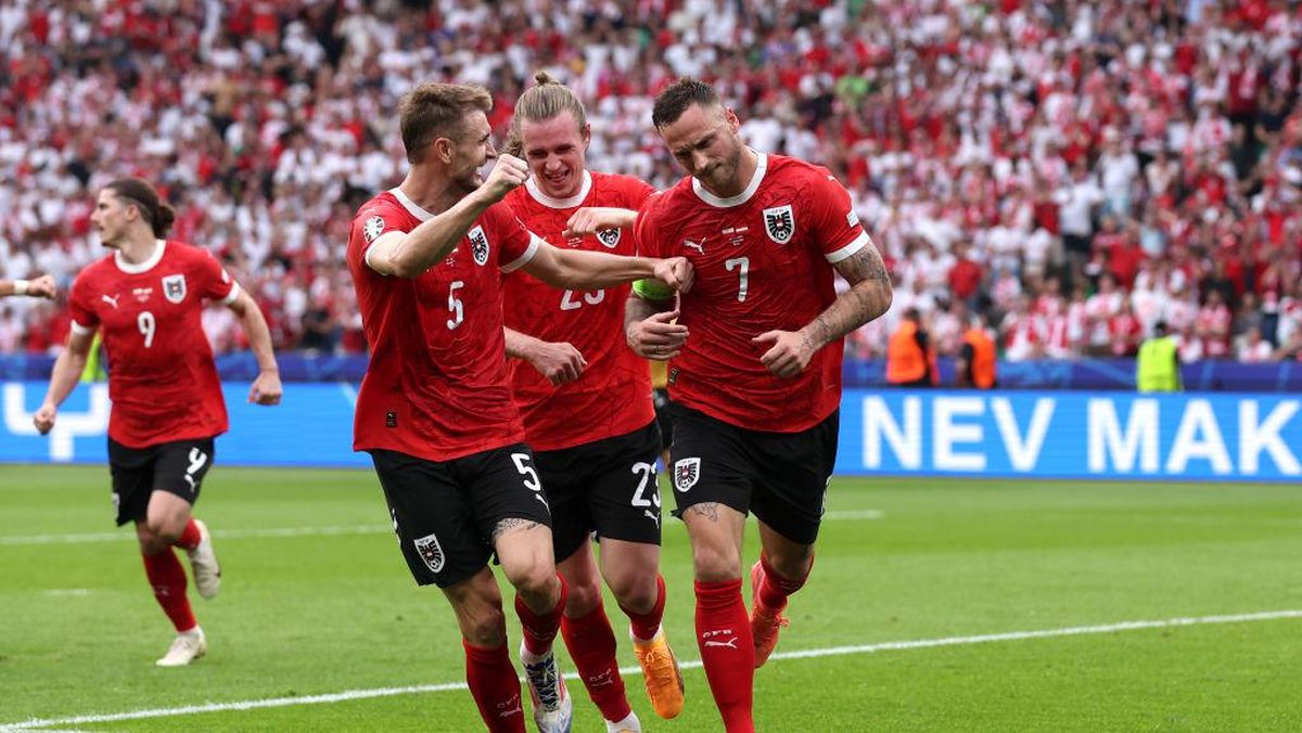 Hasil Euro 2024: Austria Benamkan Polandia 3-1