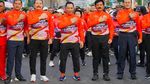 Momen Kapolri-Jaksa Agung-Menkopolhukam di Bhayangkara Fun Walk 2024