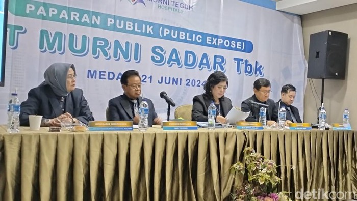 Paparan publik RS Murni Teguh. (Foto: Haris Molana).