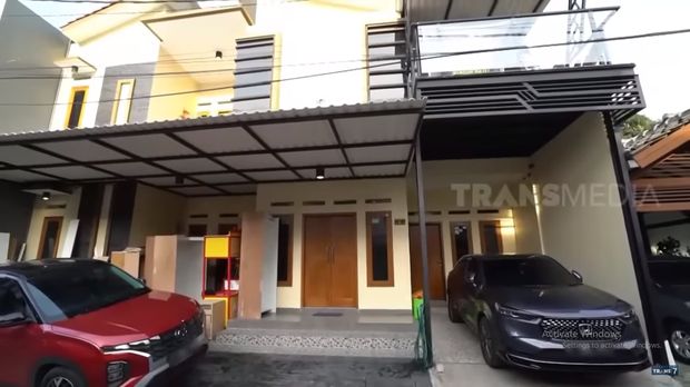 Penampakan rumah Marsel Widianto.