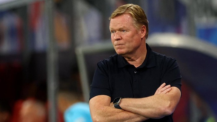 Soccer Football - Euro 2024 - Group D - Netherlands v France - Leipzig Stadium, Leipzig, Germany - June 21, 2024  Netherlands coach Ronald Koeman reacts REUTERS/Lee Smith