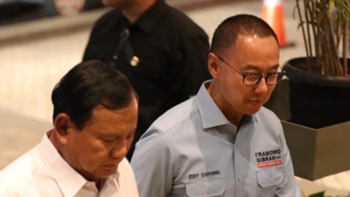 Sekjen PAN Eddy dan Prabowo