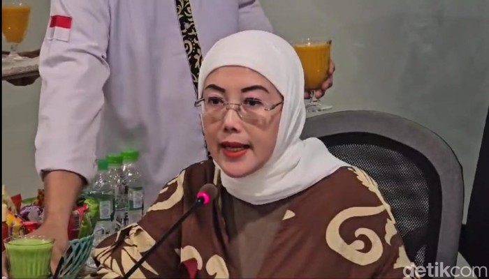 Selly Andriany Gantina bantah adanya kepentingan politis terkait Pansus Haji. (Mei/detikcom).