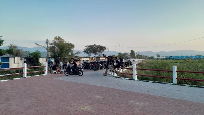 Tempat relokasi PKL di Rowo Jombor