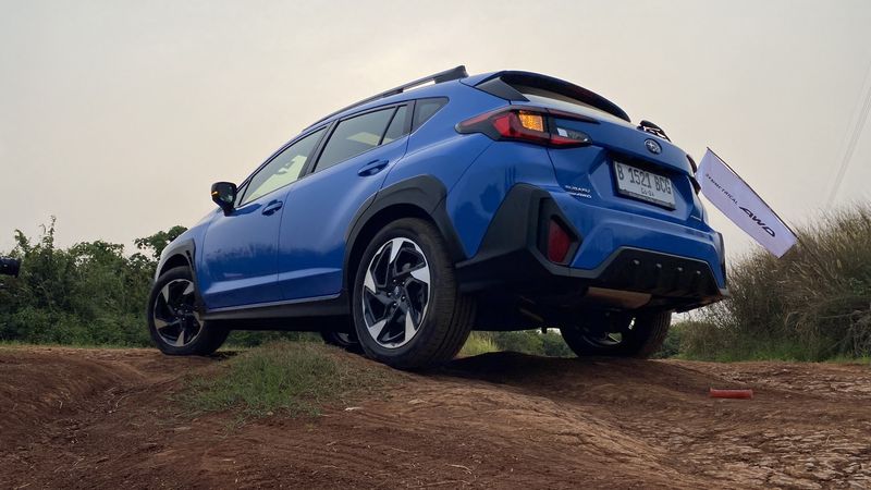 Tes offroad Subaru