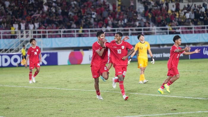 Timnas Indonesia U-16 dalam laga pertama di Piala AFF U-16 2024