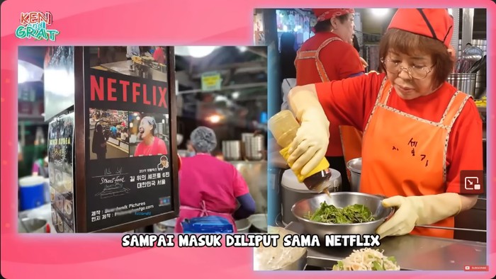 Ken & Grat mukbang jajanan di Pasar Gwangjang Korea