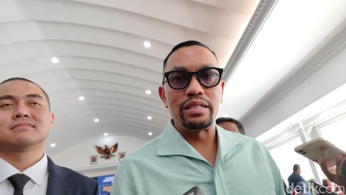 Bendahara Umum Partai NasDem, Ahmad Sahroni (Anggi/detikcom)