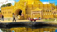 Taman Alam Lumbini ini dibangun tahun 2007 dengan luas tiga hektare.