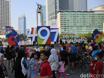 CFD Ditiadakan, Warga Tetap Antusias Olahraga di Kawasan Bundaran HI