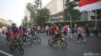 Namun demikian warga masih antusiuas untuk beraktivitas olahraga. 