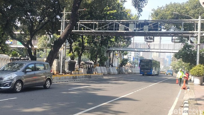 Arteri Penting Jakarta, Jalan Medan Merdeka, Kembali Beroperasi Pasca Maraton Kota