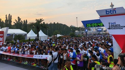 Pecah! 15 Ribu Peserta Ramaikan Jakarta International Marathon 2024