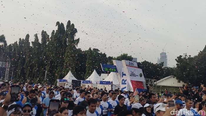 Suasana Jalan Medan Merdeka Barat Mendebar Jelang Penutupan saat JAKIM 2024