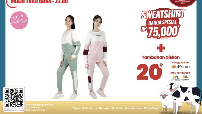 Pakaian Transmart Full Day Sale.