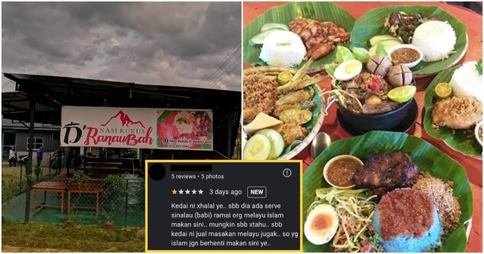 Pengunjung Beri Ulasan Tak Benar, Menuduh Warung Makan Jualan Babi