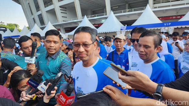 Pj Gubernur DKI Jakarta Heru Budi Hartono. (Adrial/detikcom)