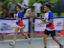 Potret Keseruan BTN Jakarta International Marathon 2024