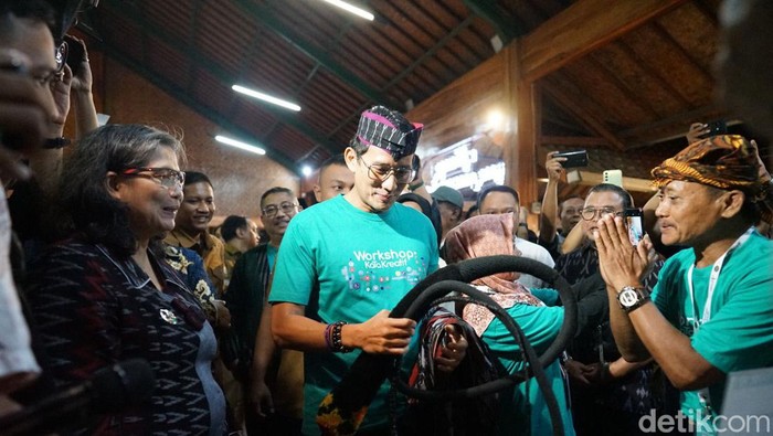 Sandiaga Uno di Kota Kediri
