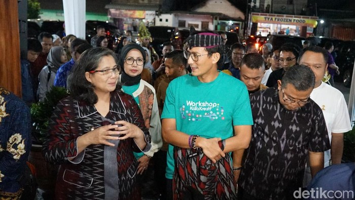 Sandiaga Uno di Kota Kediri