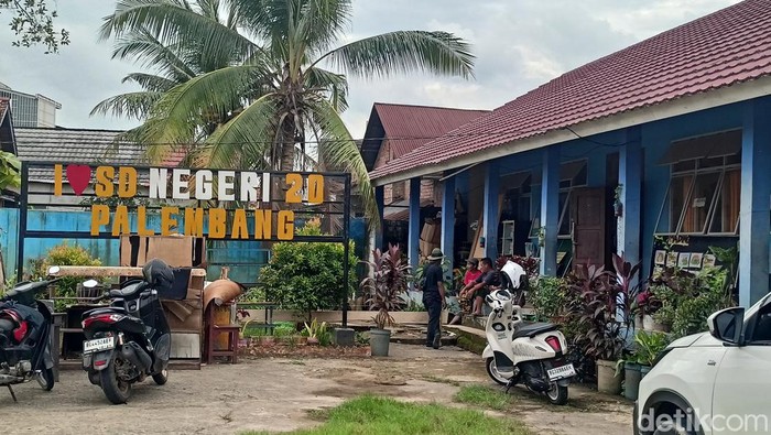 SD Negeri 20 Palembang yang berada di Jalan Kancil Putih Demang Lebar Daun