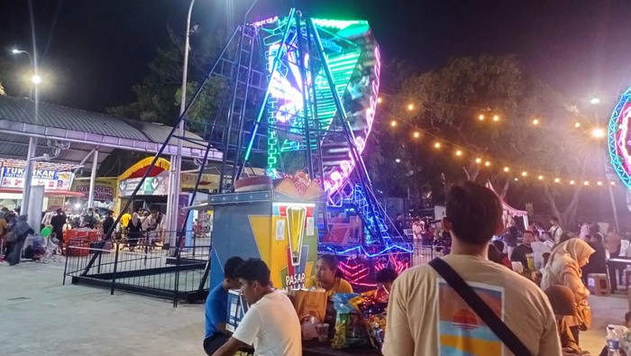 Suasana taman rekreasi di PRJ (Taufiq/detikcom)